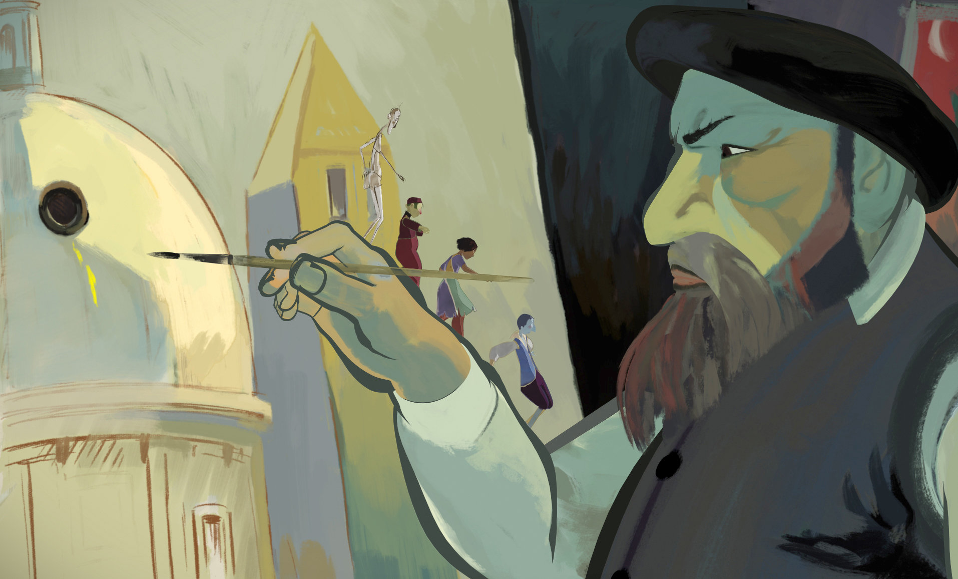 the painting